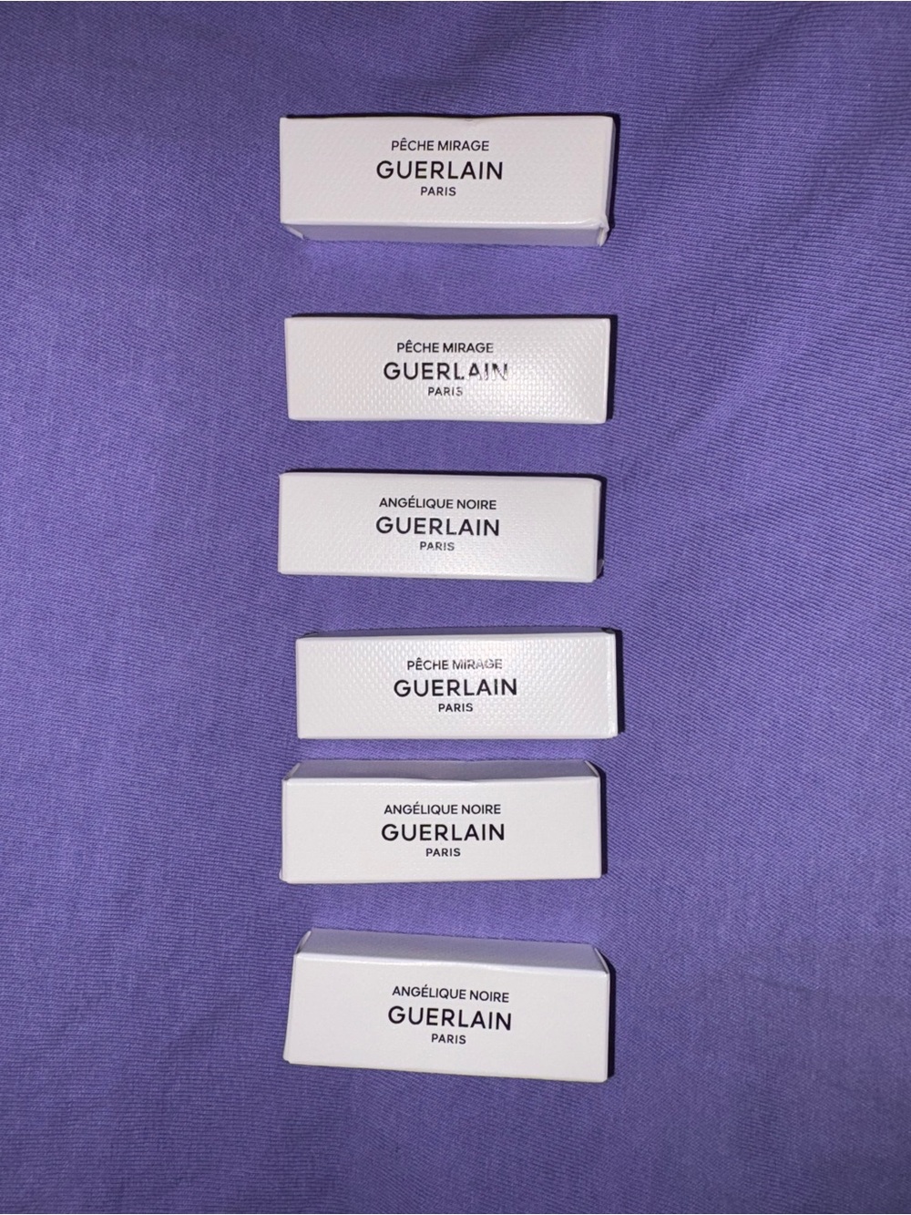 GUERLAIN 6 set perfume samples